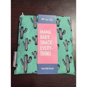NWT Itzy‎ Ritzy Mama Baby Snack Everything Food Safety Pouch~RARE Cactus Print